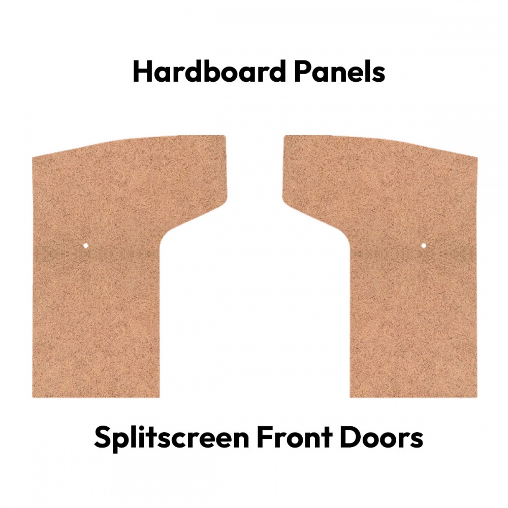 Split Screen Hardboard Front Door Trim Panels